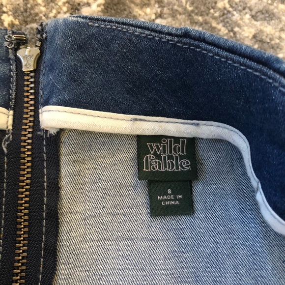 Dark denim jean skirt - Picture 3 of 3